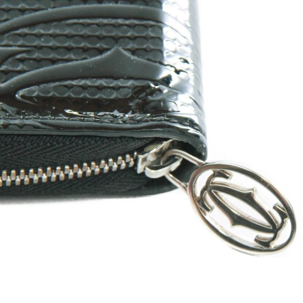 Authentic Must De Cartier Happy Birthday black zippy wallet - Picture 8 of 11